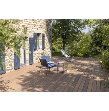 Lame composite brossée nuance ipé