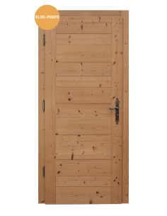 Bloc porte sapin S1 alpage chauffé brossé