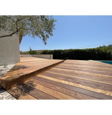 Lame Sucupira KD 2 faces lisses