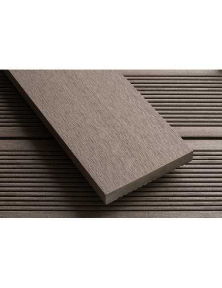 Lame composite lisse/rainé coloris chocolat