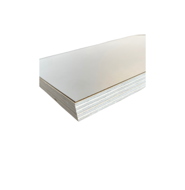 Panneau contreplaqué HPL blanc mat