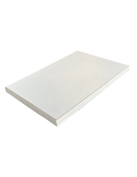 Panneau contreplaqué HPL blanc mat