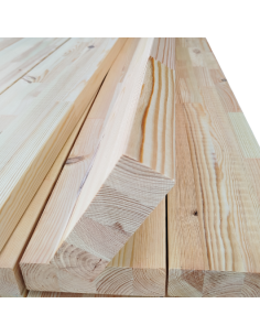 Bois d'ossature pin lamellé collé